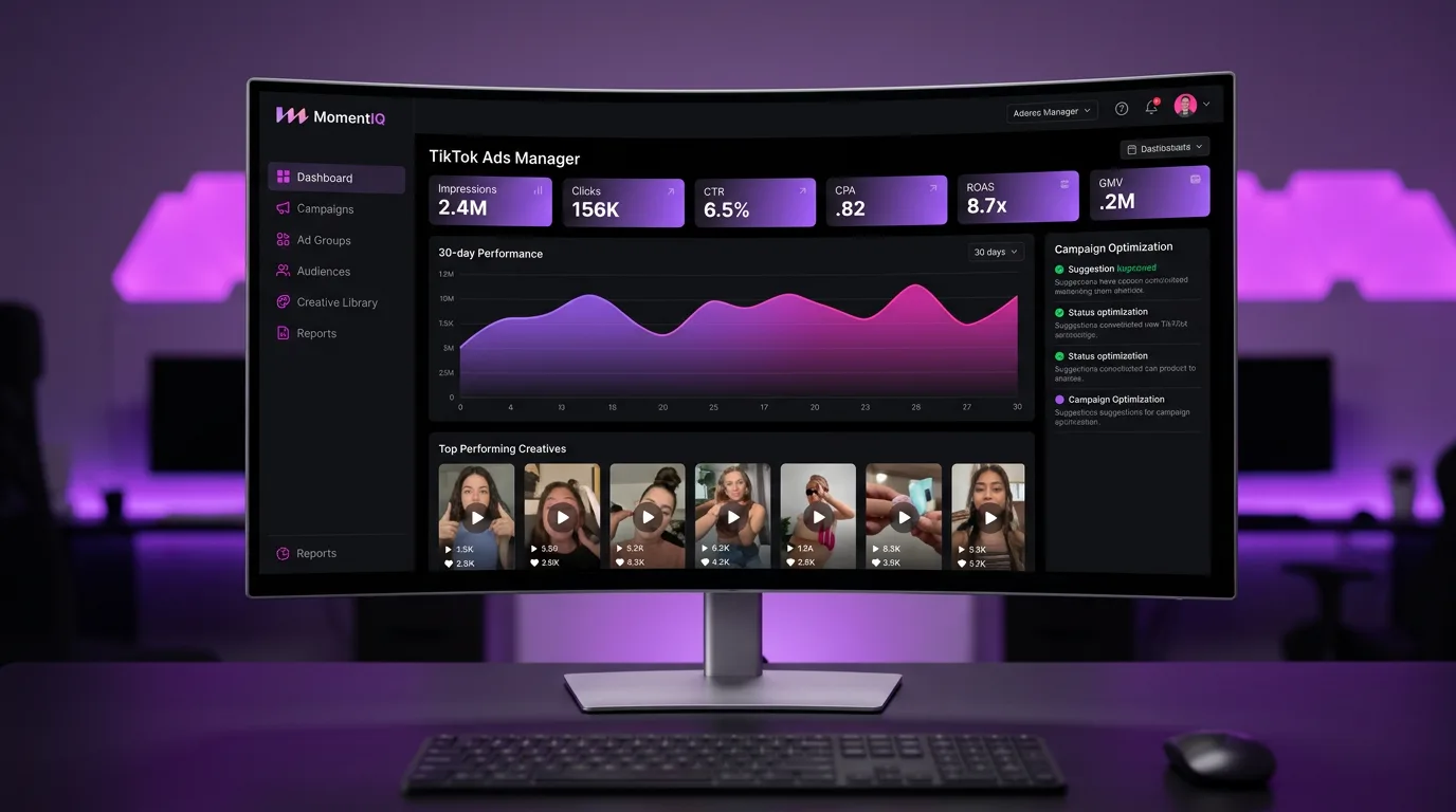 TikTok Ads Mockup